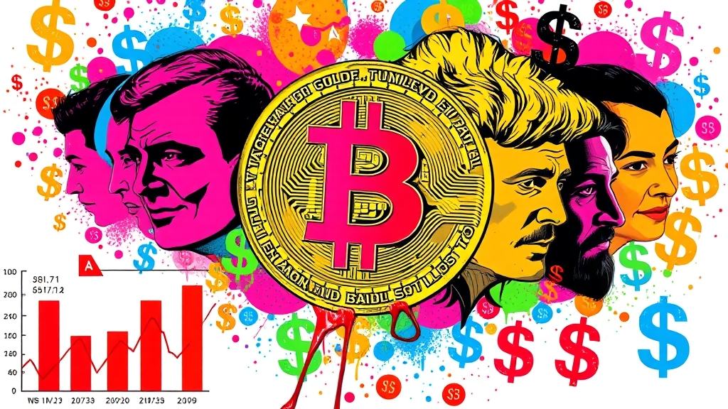 거시경제, 비트코인 영향은? (popart 스타일)