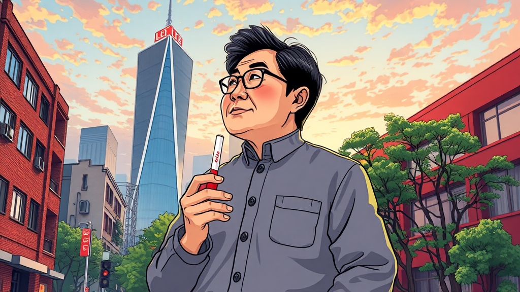 롯데의 역사, 어떻게 시작되었을까? (illustration 스타일)