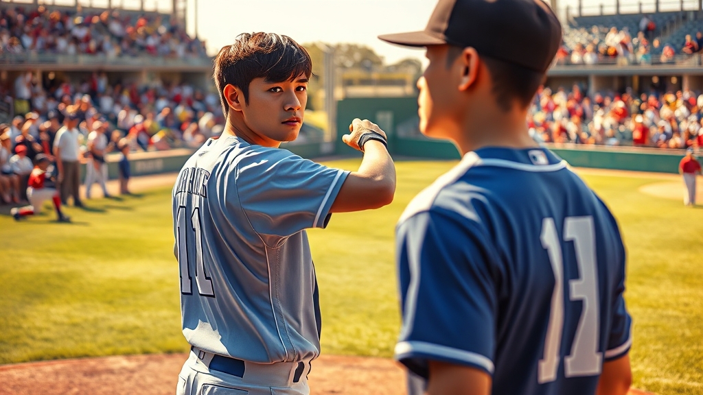 주목할 선수: 김광현 vs 원태인 (realistic 스타일)