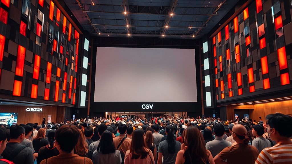 CGV 영화관 위치 & 시설 안내 (realistic 스타일)
